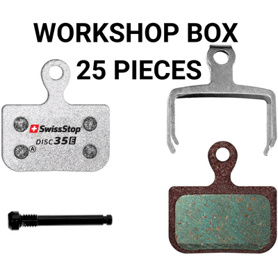 Swissstop - remblokset disc 35 e - sram red axs, force, rival werkplaats verpakking 25 sets