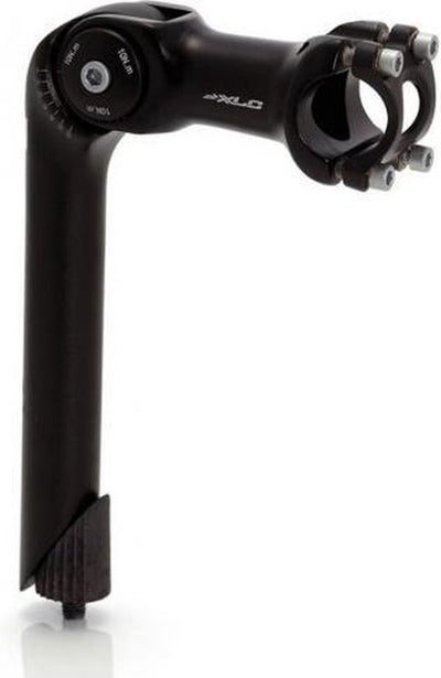 Xlc st-t02 stuurpen - city trekking - aluminium - verstelbaar 1 1 8 - 25.4mm 180 120mm - mat zwart