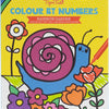 Tiger tribe kleurboek kleuren op nummer incl. stiften - regenboog tuin
