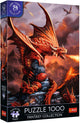 Trefl legpuzzel fantasy collection fire dragon 1000 stukjes puzzel.