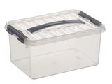 Sunware q-line opbergbox 6 liter transparant 30x20x14cm - afbeelding 1