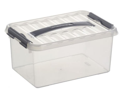 Sunware q-line opbergbox 6 liter transparant 30x20x14cm