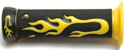 Vparts rubber handvat flamme pr. retaining loops yello tnt flame decor, 623am