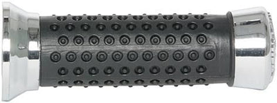Vicma rubber handvat rubbber grip chrome with nubs