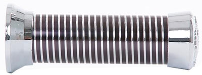 Vicma rubber handvat rubber grip chrome with black rings