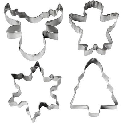 Creativ company https: www.cchobby.nl uitsteekvormen-kerstboom-engel-rendier-sneeuwvlok-h-8-cm-4-stuk-1-doos
