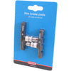 remblokken V-brake 60 x 14 mm zwart 2 stuks