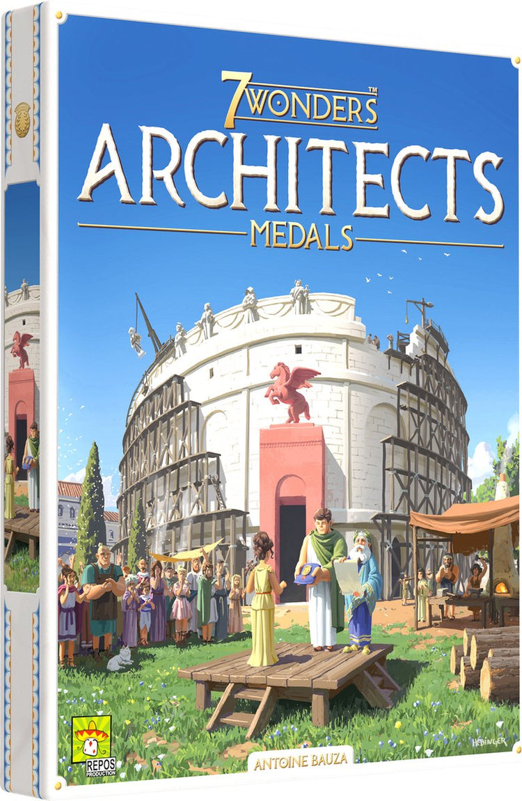 Repos production 7 wonders architects medals - nederlandstalig bordspel