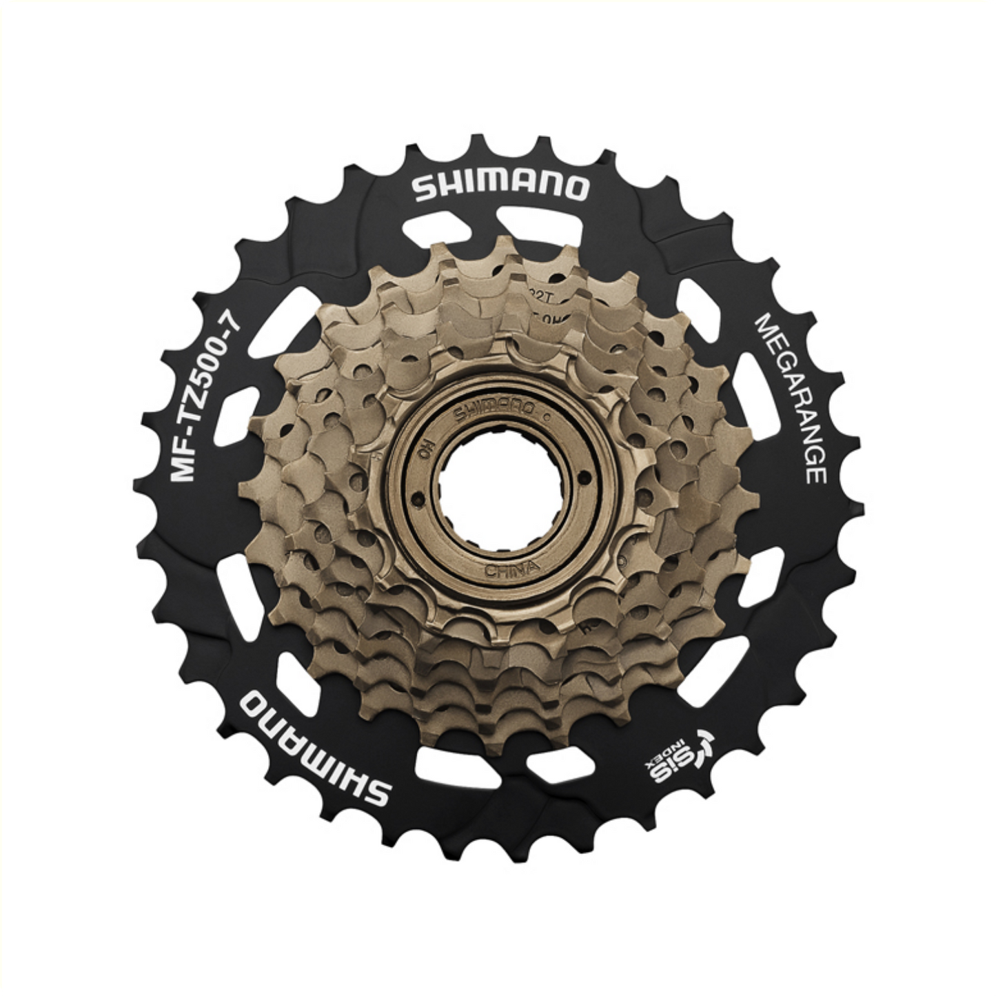 Shimano cassette tz500 cogset cogset tz500 14-34t.7sp