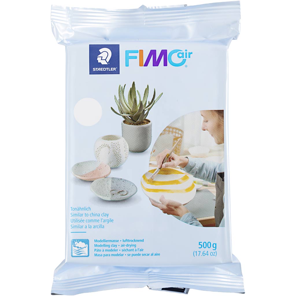 Staedtler fimo air boetseerklei 500 gr wit
