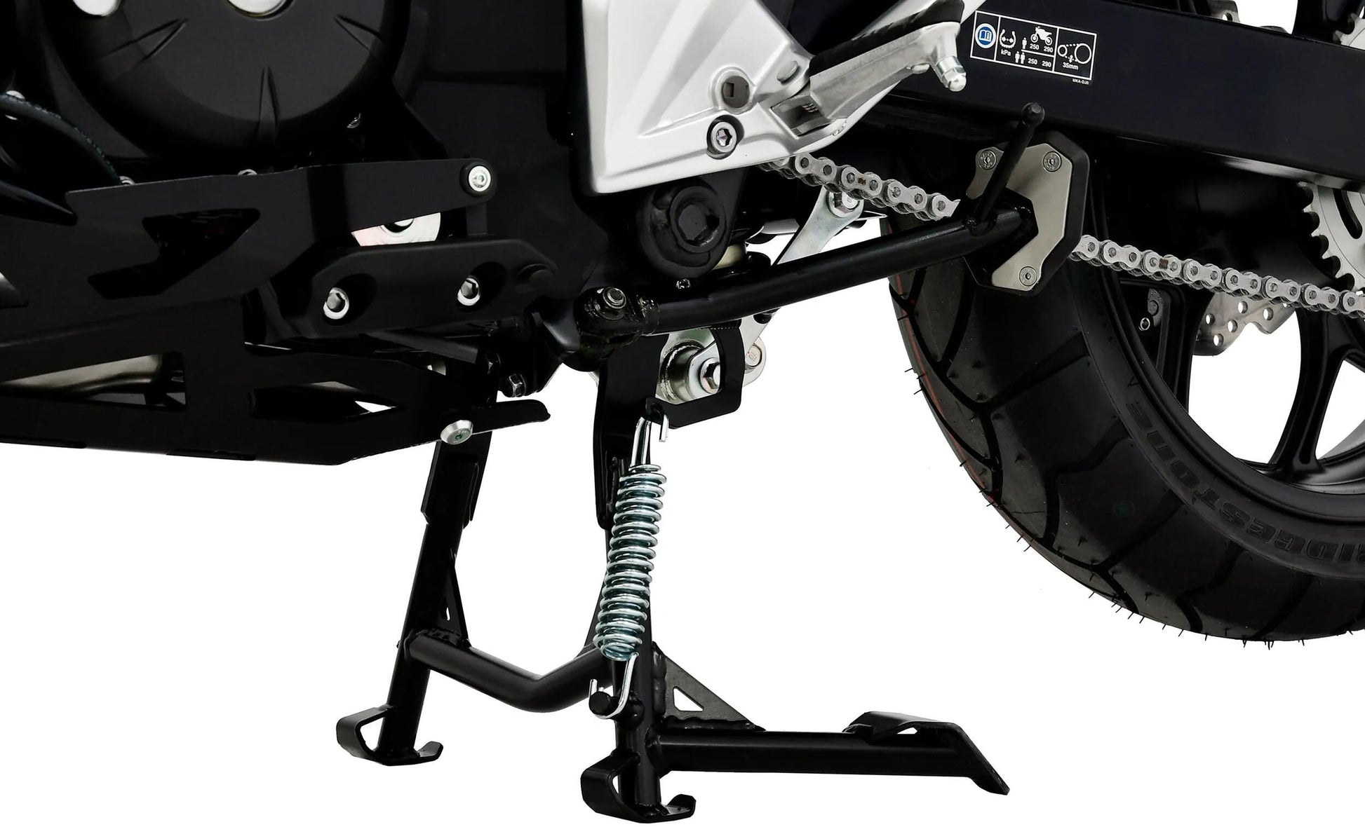 Zieger hoofdstandaard main stand matt black powdered