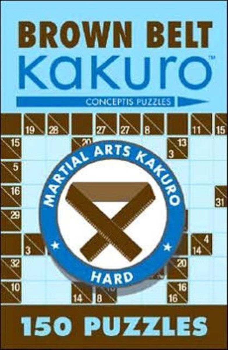 Conceptis puzzles brown belt kakuroï
