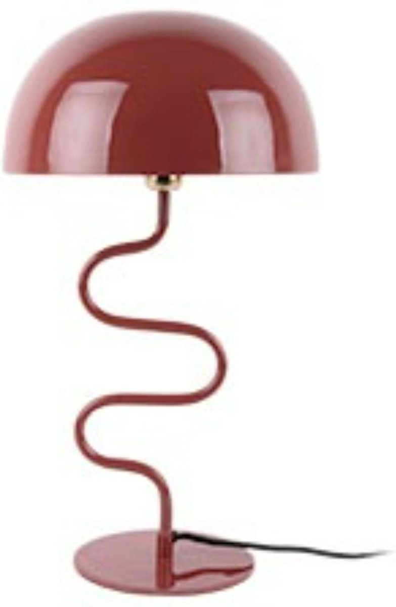 Leitmotiv tafellamp twist - rood - 31x31x54cm - modern