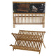 Excellent houseware afdruiprek bamboe 26x42x32cm