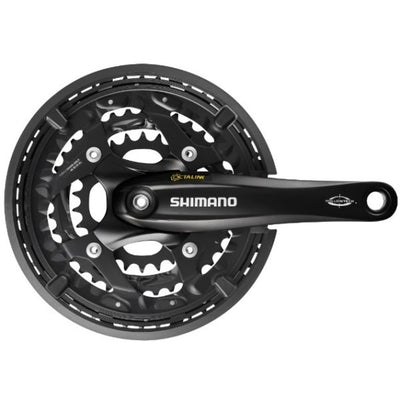 Shimano crankstel 3 x 10 speed trekking fc-t521 met 175mm crankarm 48-36-26t octalink - zwart