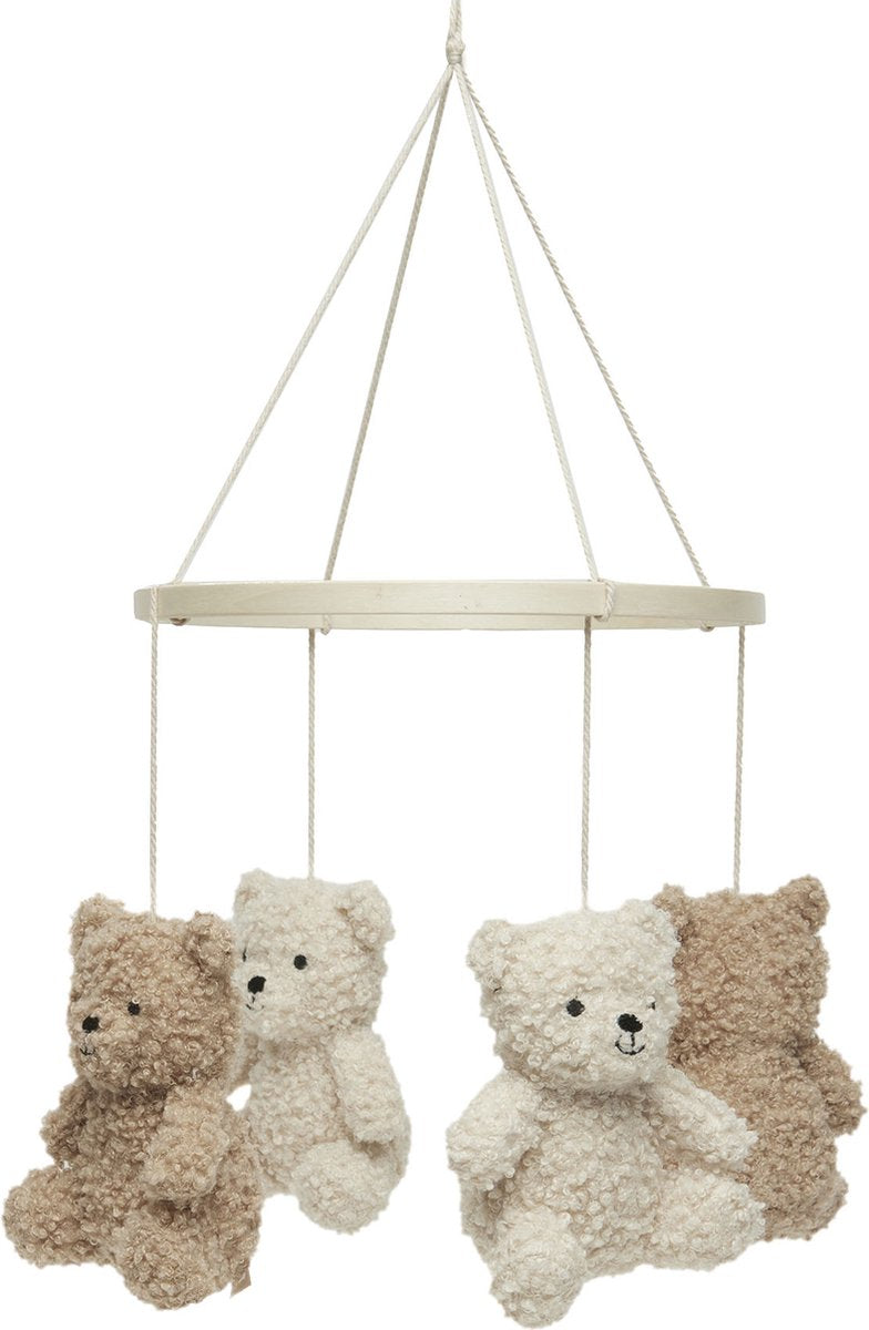 Jollein baby mobiel teddy bear naturel biscuit