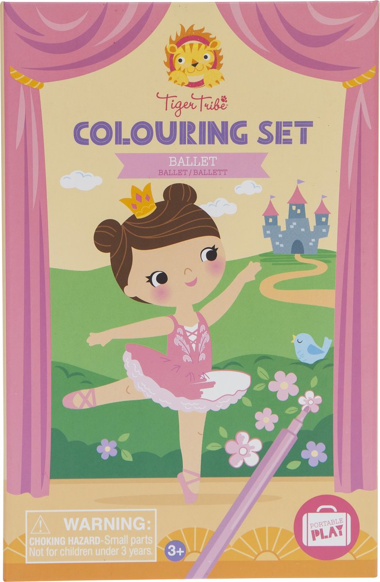 Tiger tribe colouring sets ballet