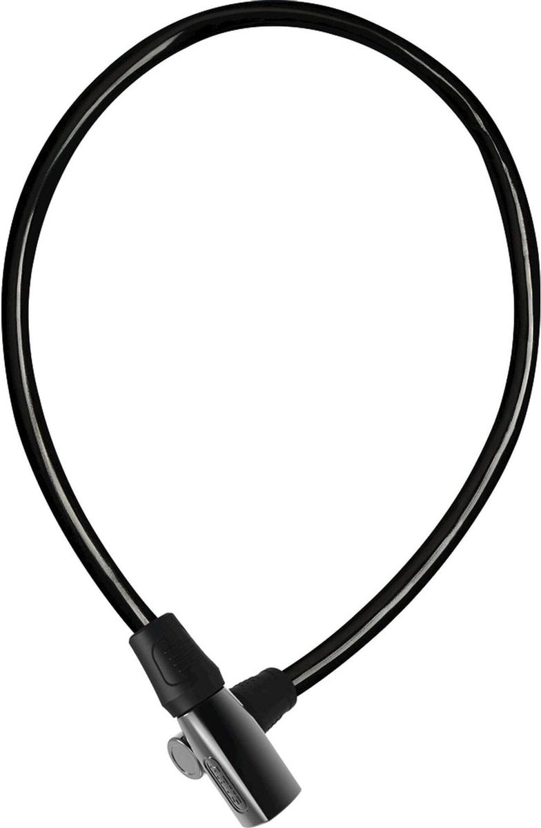 Abus kabelslot 4408k - 65 cm lange stalen kabel met kunststof omhulsel - fietsslot met -security level 2 - blauw