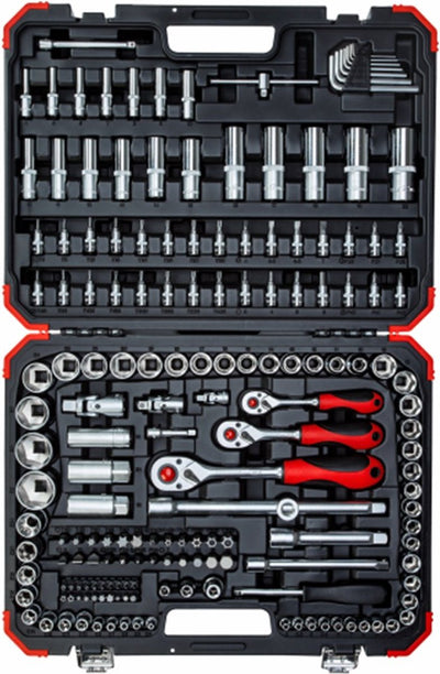 Gedore r45603172 dopsleutelset 1 4 + 3 8 + 1 2 172-delig - 3300058