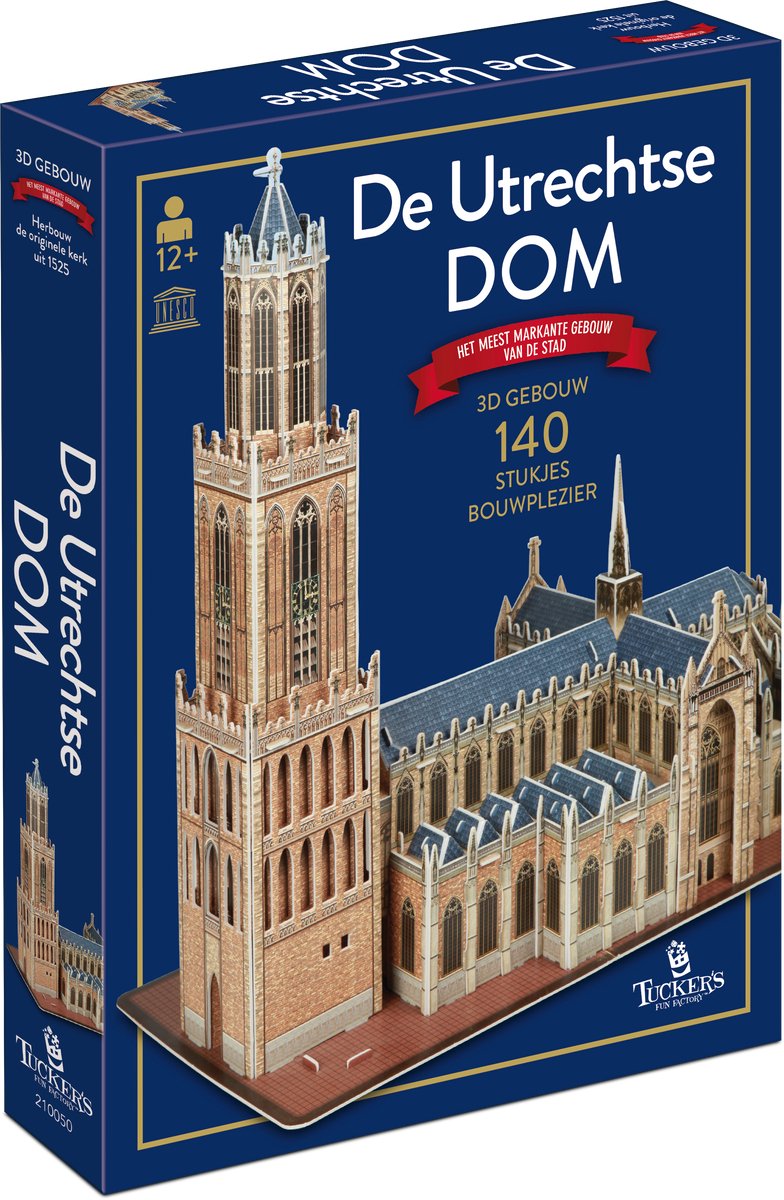 Tucker's fun factory de utrechtse dom - 3d gebouw (140 stukjes) -