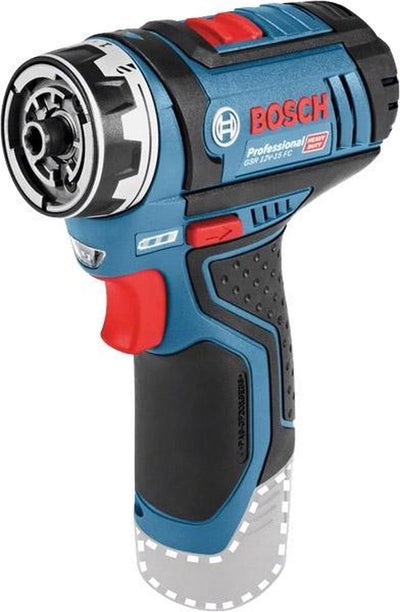Bosch blauw gsr 12 v-15 fc | 12v | li-ion | accu schroef- boormachine | body | 30nm | zonder accu's en lader - 06019f6004