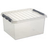 Sunware q-line opbergbox 36l transparant