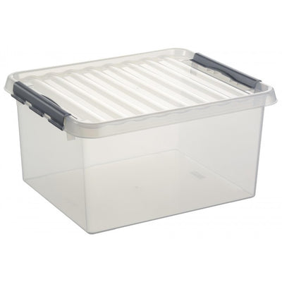 Sunware q-line opbergbox 36l transparant