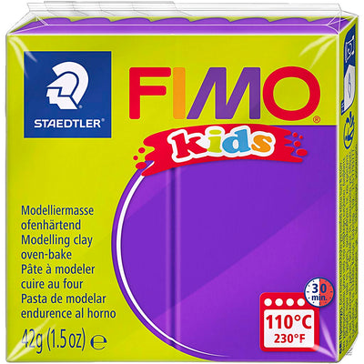 FIMO Kids Boetseerklei Paars, 42gr