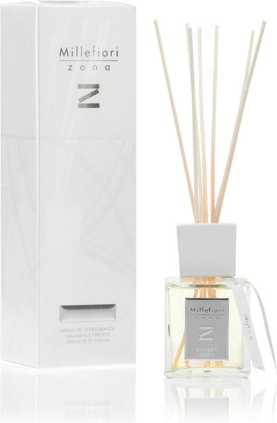 Millefiori zona geurstokjes 250 ml - soft leather