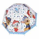Paw patrol kinderparaplu 69 cm blauw transparant - afbeelding 2