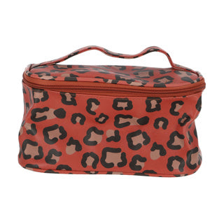 No brand make up tas wildlife leopard print | 6 stuks