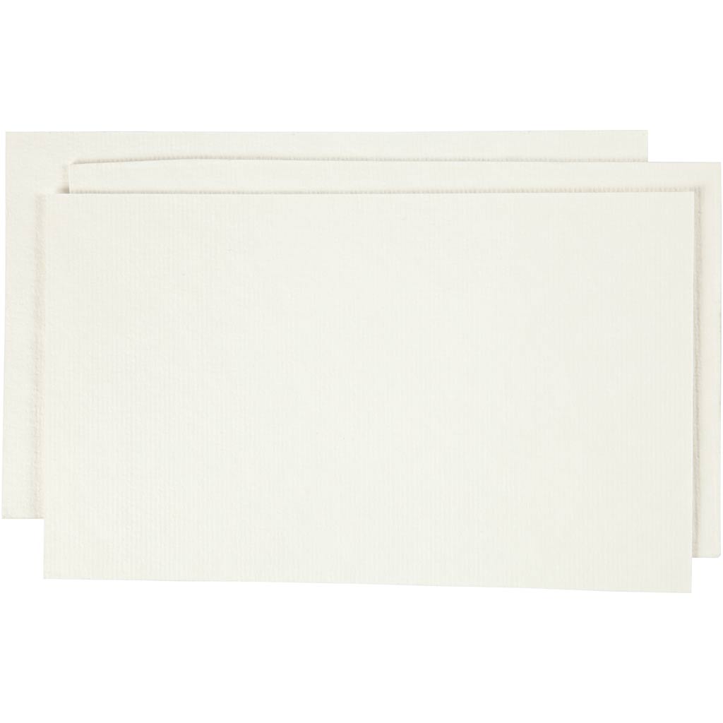 Creativ company papier pulp, vel 20x12 cm, off-white, 100 gr 1 doos