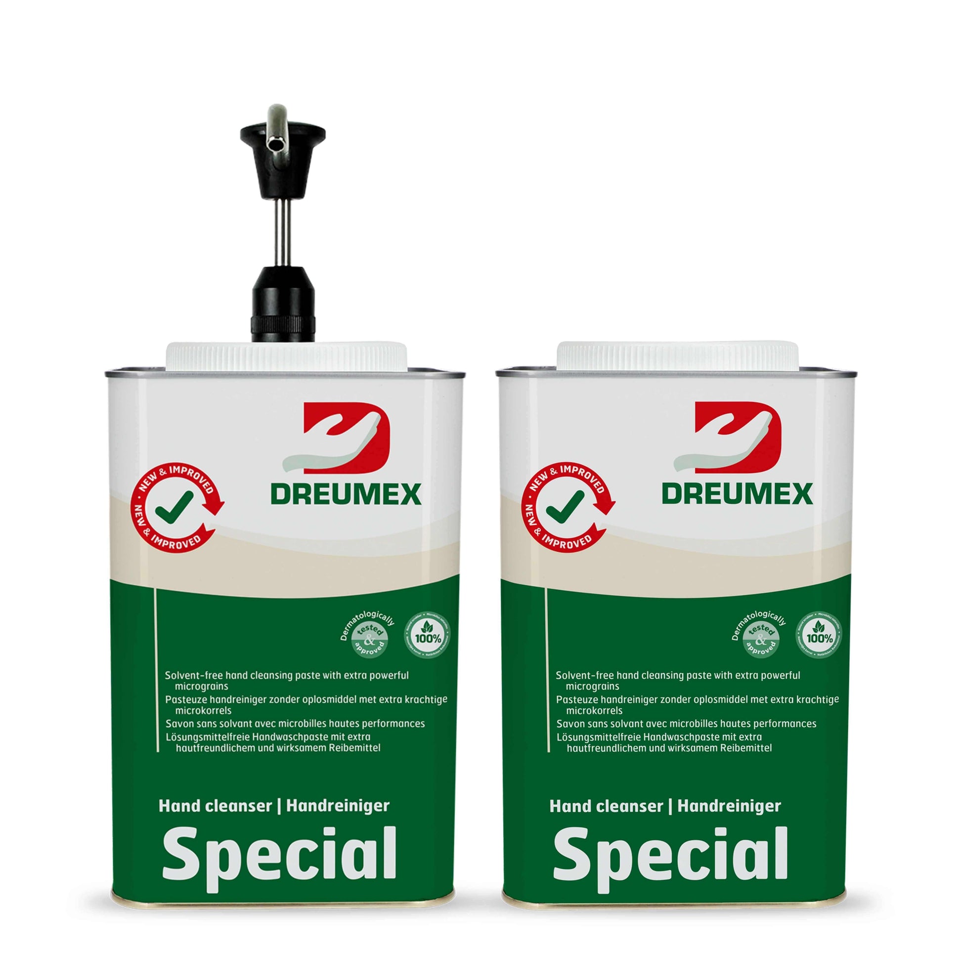 Dreumex zeep 2 blikken special 4,2kg