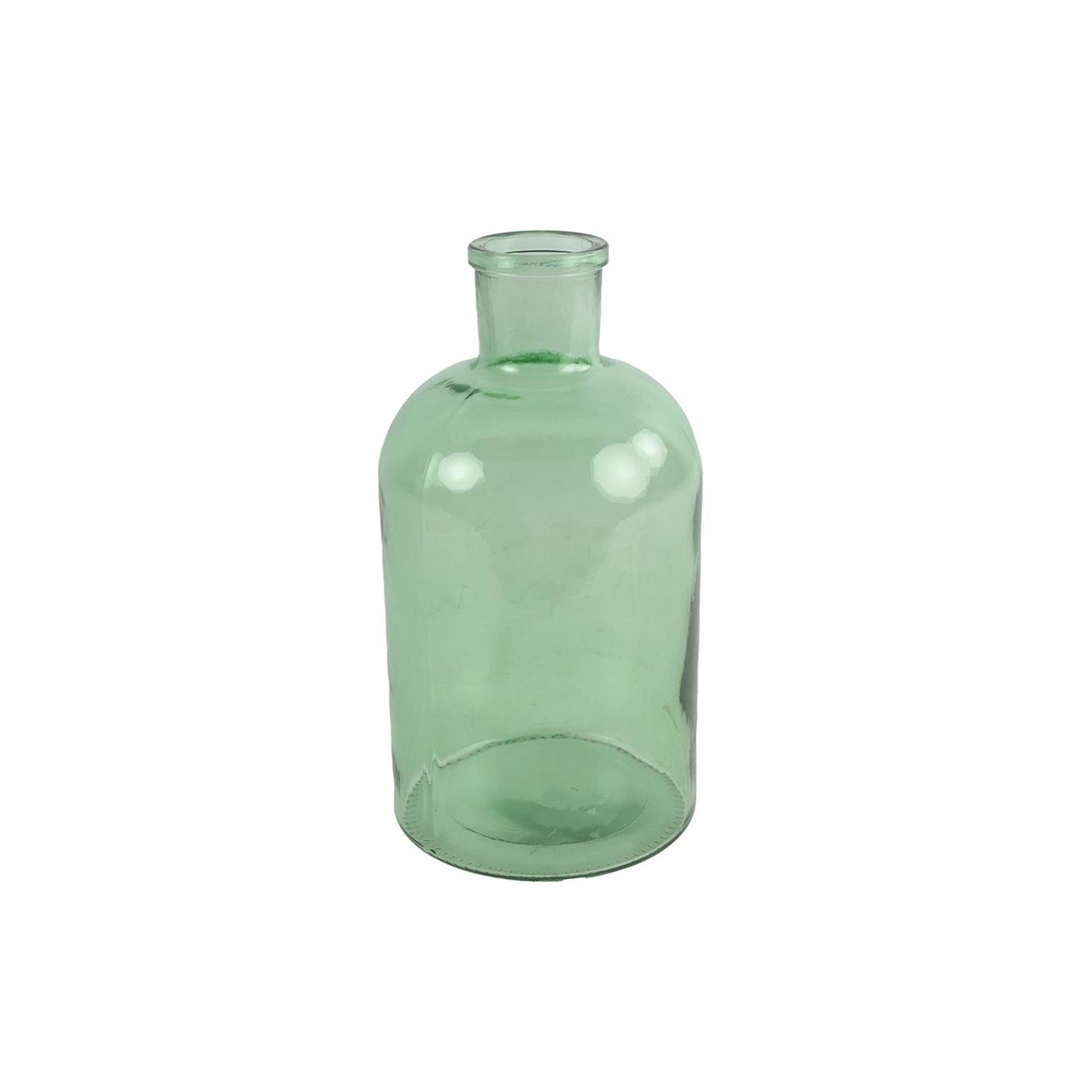 Countryfield vaas apothekersfles groen 14x14x27cm