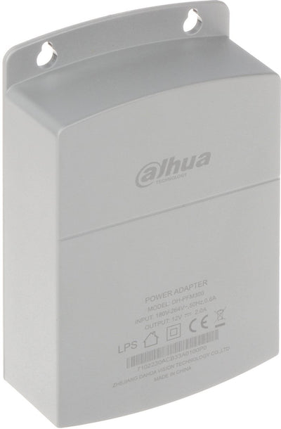 Dahua pfm300 serie - stroomadapter - impulsief - bryzgoszczelna behuizing - ip23