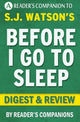 Before i go to sleep: a novel by s. j. watson digest review