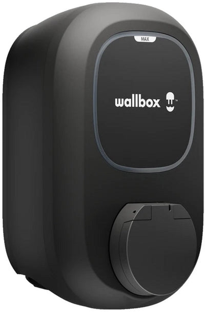 Wallbox pulsar max laadpaal 22kw type 2 socket - zwart (plp4-w-2-4-9-002)