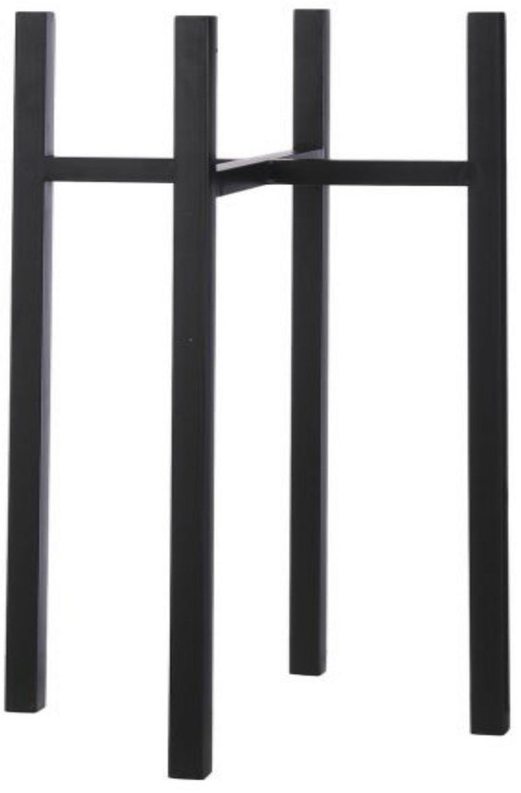 Mica decorations ascot xl plantenstandaard - 37.5x37.5x71 cm - zwart