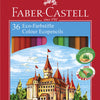 Faber castell fc-120136 kleurpotlood faber-castell castle zeskantig karton etui met 36 stuks