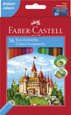 Faber-castell kleurpotloden - castle - 36 stuks - fc-120136