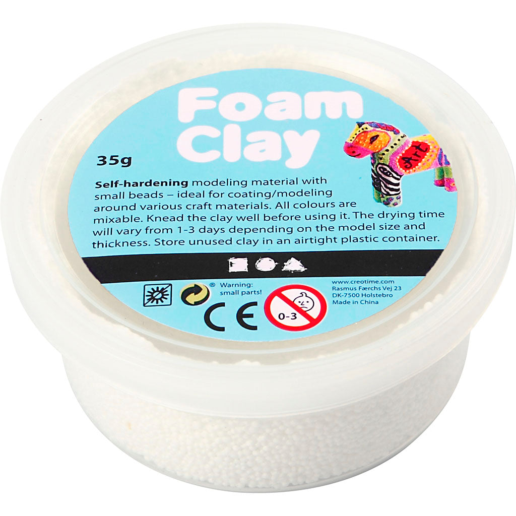 Foam Clay - Wit, 35gr.