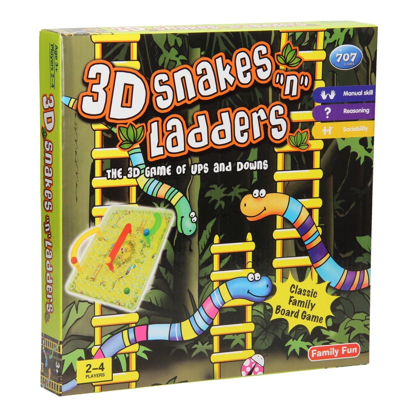 Slangen ladderspel 3d