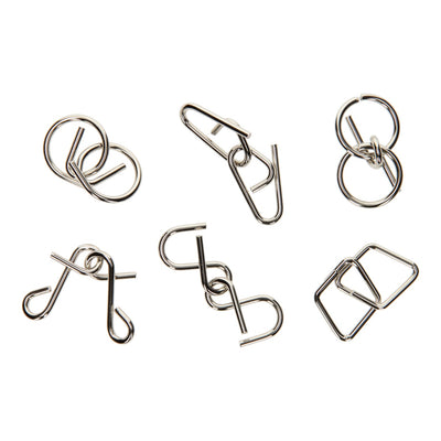 Metalen mini breinpuzzel