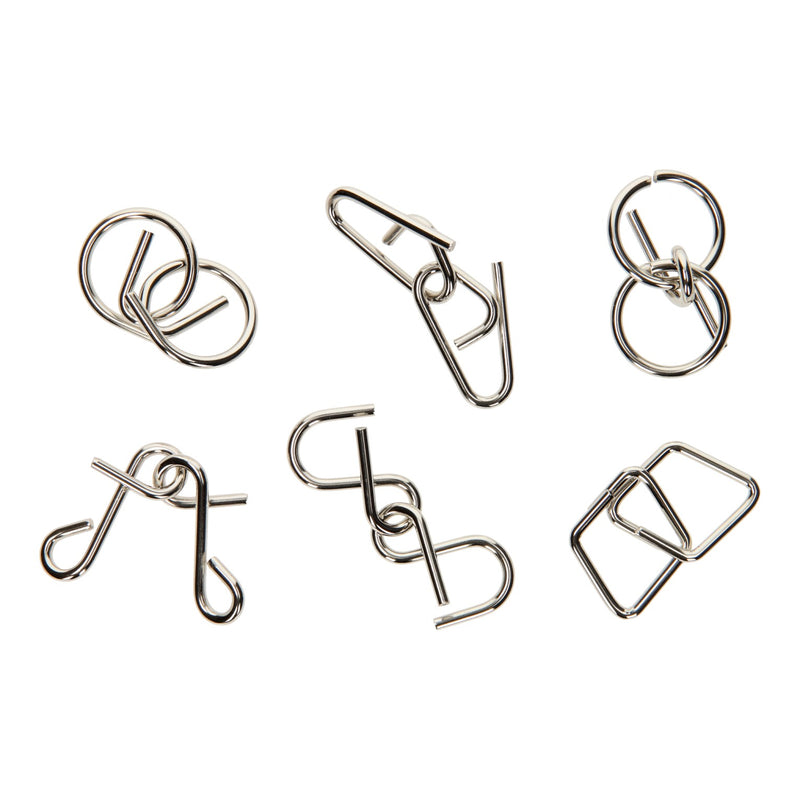Metalen mini breinpuzzel