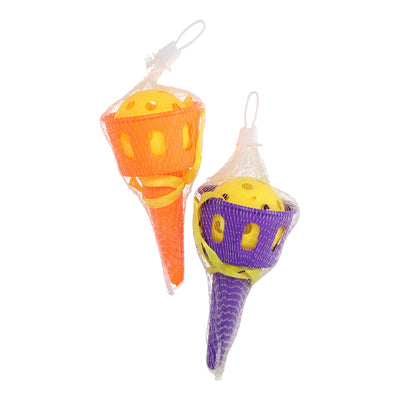 Vangspel bal aan touw