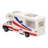 Die-cast camper wit
