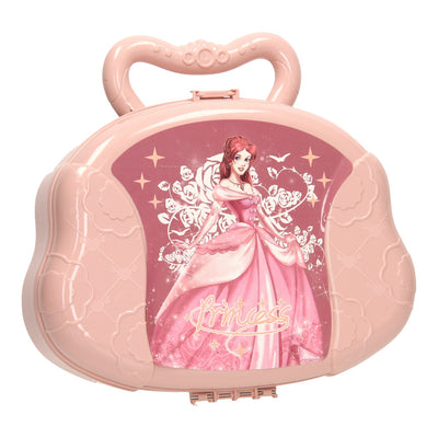 Beautycase kaptafel roze in speelkoffer