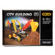 Constructieset mini graver rupsbanden, 93dlg.
