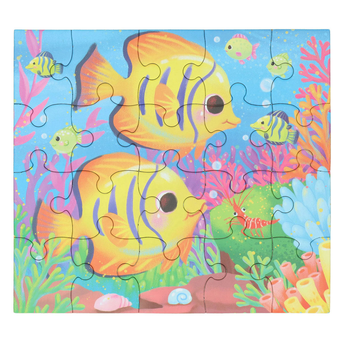 Mini puzzel onderwaterwereld, 20st.