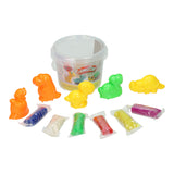 Lobbes kleiset in opbergbox dino vormen - 6 kleuren klei - afbeelding 4